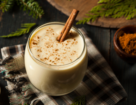 Healthier Holiday Eggnog