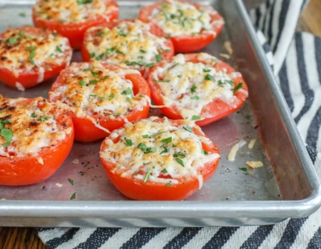 Baked Parmesan Tomatoes