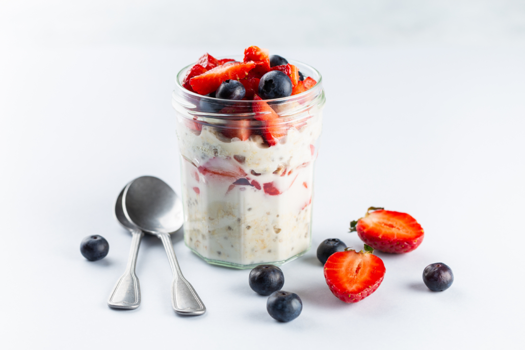 Red, White, & Blue Greek Yogurt Parfait